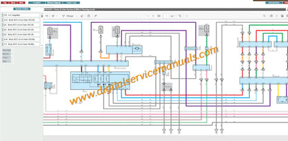 Interactive electrical wiring schematics and circuit routing for 2006-2013 Lexus IS GSE20 ALE20 digital service manual.