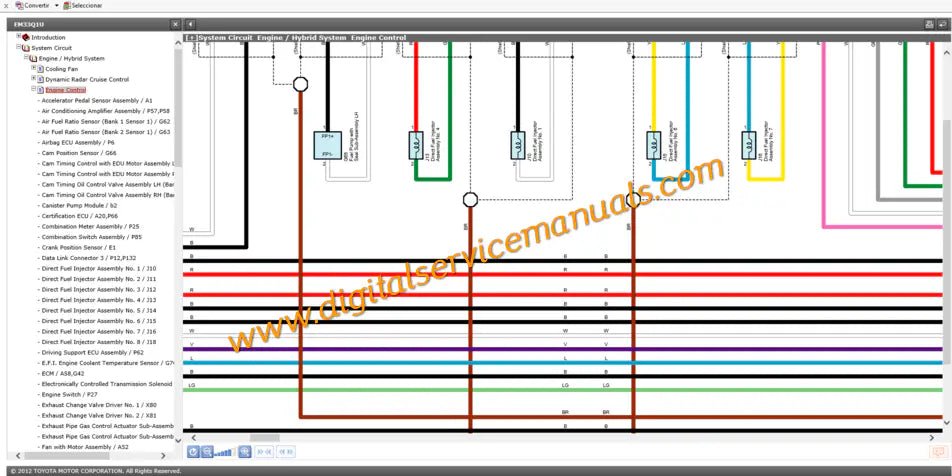 Interactive electrical architecture diagrams and wiring loom layouts for 2018-2023 Lexus LC500 digital service manual.
