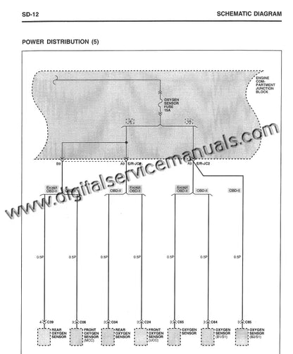 Repair Manual And Wiring Diagram Hyundai Trajet (1999-2003)
