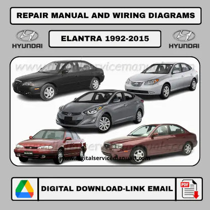 Repair Manual And Wiring Diagram Hyundai Elantra (1992-2015)