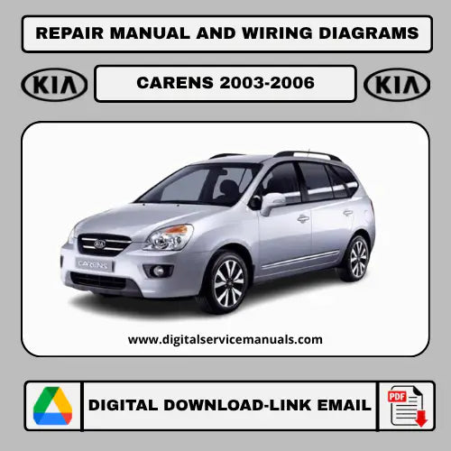 Repair Manual and Wiring Diagrams Kia Carens 1999-2012 PDF