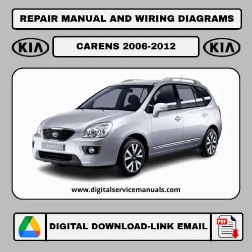 Repair Manual and Wiring Diagrams Kia Carens 1999-2012 PDF