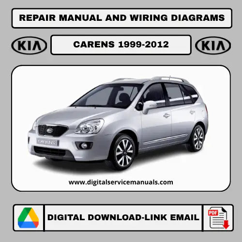 Repair Manual and Wiring Diagrams Kia Carens 1999-2012 PDF