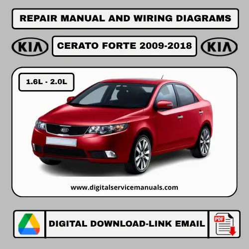 Repair Manual and Wiring Diagrams Kia Cerato Forte (2009-2018)