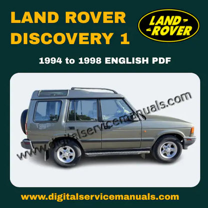 Digital PDF product interface for 1994-1998 Factory Repair Manual Land Rover Discovery 1