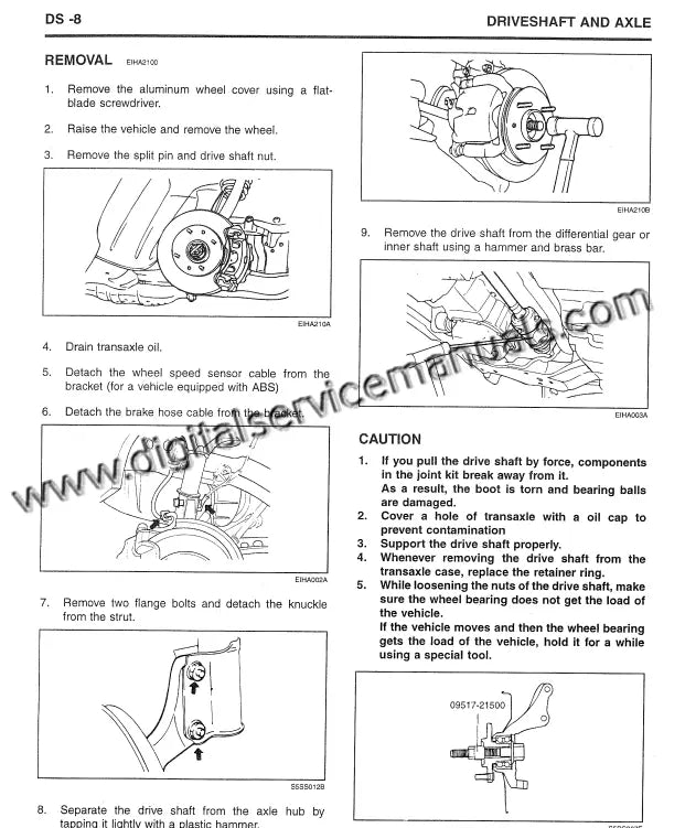 Repair Manual And Wiring Diagram Hyundai Trajet (1999-2003)