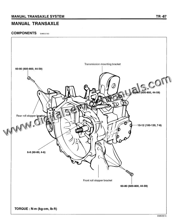 Workshop Manual Hyundai XG 250/300/350 (1998-2005)